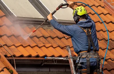 Démoussage et hydrofuge de toiture à Padern